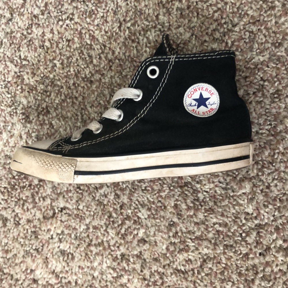 Black Hightop Converse - Picture 2 of 6